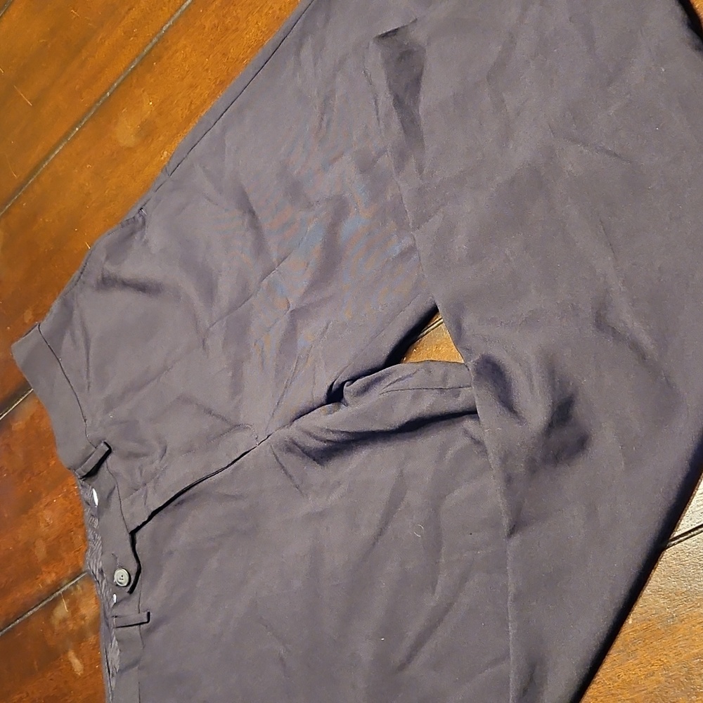 Haggar Classic Fit Black Dress Pants Mens Size 42x30